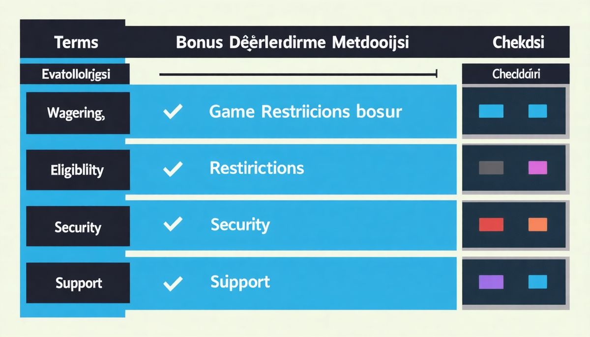 Bonus Değerlendirme Metodolojisi: Skorlamadan Sonuçlara